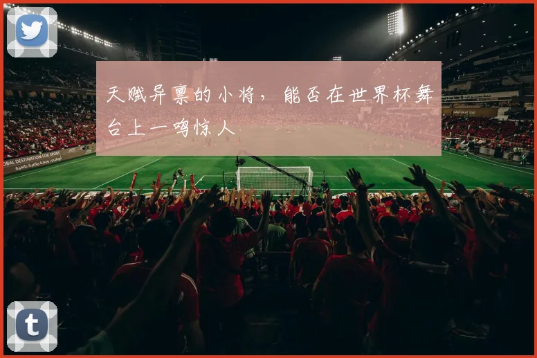 天赋异禀的小将，能否在世界杯舞台上一鸣惊人